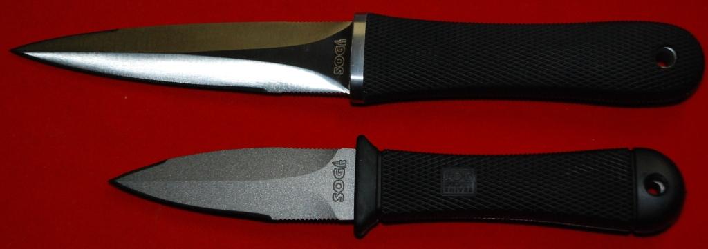 SOG Pentagon vs the SOG Mini Pentagon...  Daggers (Photo:"Vadyan" - guns.ru)