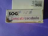 SOG Tomcat Cocobolo box label #155