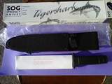 SOG Midnight Tigershark mint with papers